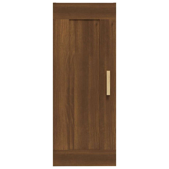 Dulap de perete, stejar maro, 35x34x90 cm, lemn prelucrat WALTI