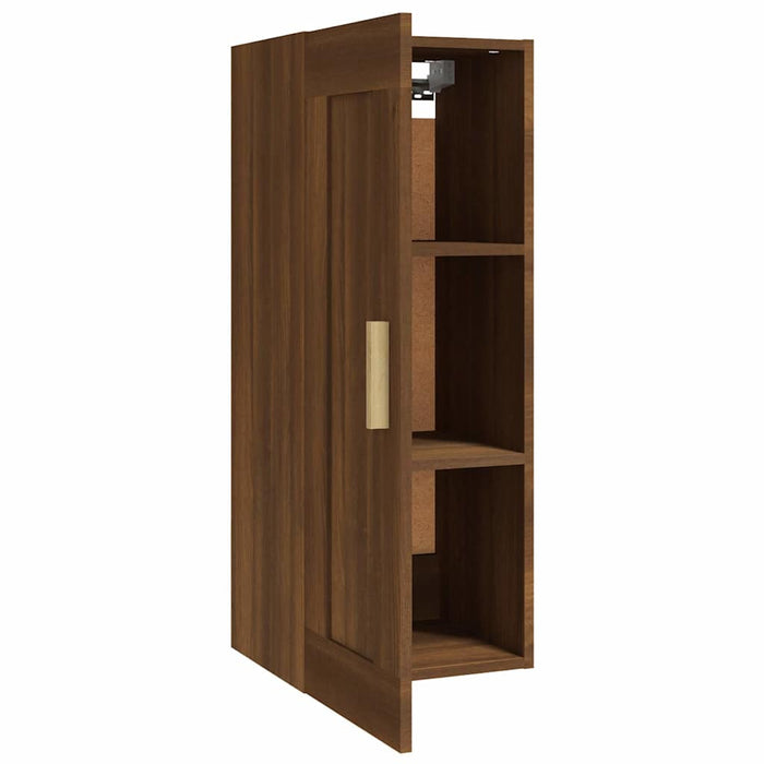 Dulap de perete, stejar maro, 35x34x90 cm, lemn prelucrat WALTI