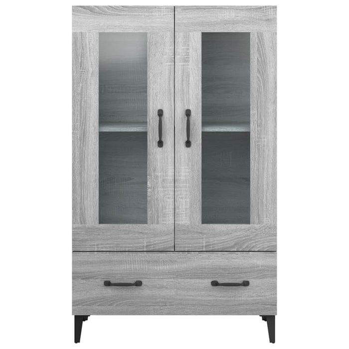 Dulap înalt, gri sonoma, 70x31x115 cm, lemn compozit - WALTI WALTI