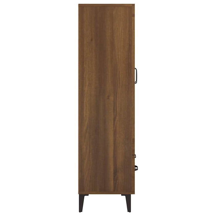 Dulap înalt, stejar maro, 70x31x115 cm, lemn compozit WALTI