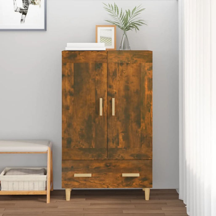 Dulap înalt, stejar fumuriu, 70x31x115 cm, lemn prelucrat - WALTI WALTI