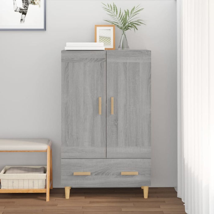Dulap înalt, gri sonoma, 70x31x115 cm, lemn compozit - WALTI WALTI