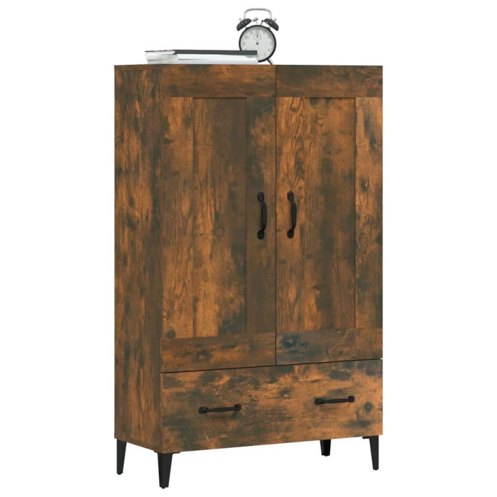 Dulap înalt, stejar fumuriu, 70x31x115 cm, lemn prelucrat - WALTI WALTI