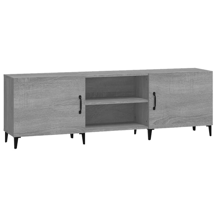 Comodă TV, gri sonoma, 150x30x50 cm, lemn compozit - WALTI WALTI