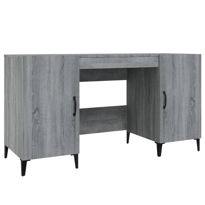 Birou, gri sonoma, 140x50x75 cm, lemn compozit - WALTI WALTI