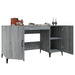 Birou, gri sonoma, 140x50x75 cm, lemn compozit - WALTI WALTI