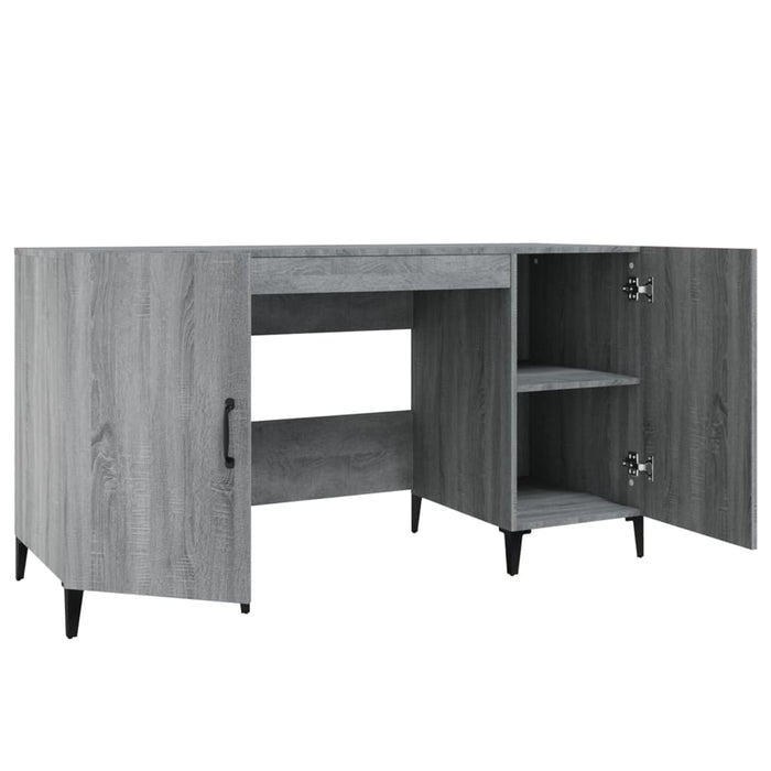 Birou, gri sonoma, 140x50x75 cm, lemn compozit - WALTI WALTI