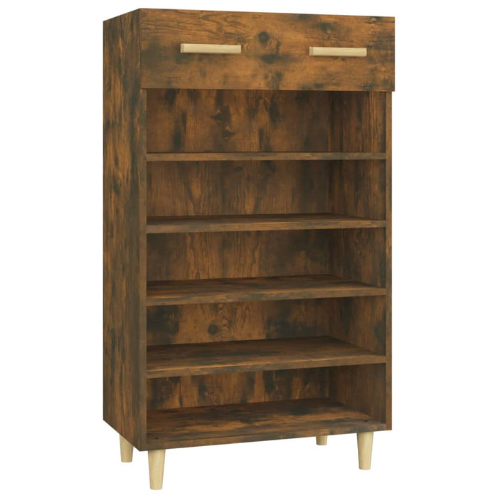 Pantofar, stejar fumuriu, 60x35x105 cm, lemn compozit - WALTI WALTI