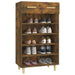 Pantofar, stejar fumuriu, 60x35x105 cm, lemn compozit - WALTI WALTI