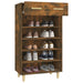 Pantofar, stejar fumuriu, 60x35x105 cm, lemn compozit - WALTI WALTI
