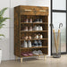 Pantofar, stejar fumuriu, 60x35x105 cm, lemn compozit - WALTI WALTI