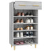 Pantofar, gri sonoma, 60x35x105 cm, lemn compozit - WALTI WALTI