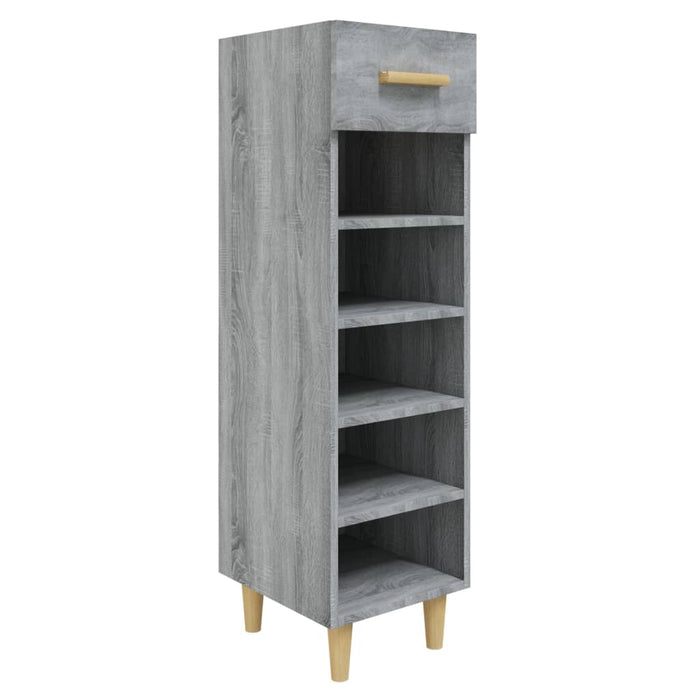 Pantofar, gri sonoma, 30x35x105 cm, lemn compozit - WALTI WALTI