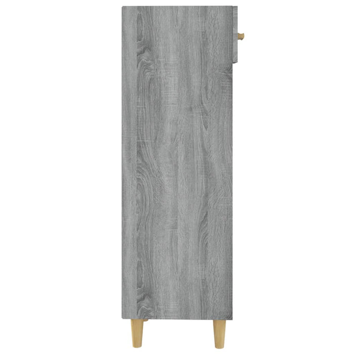 Pantofar, gri sonoma, 30x35x105 cm, lemn compozit - WALTI WALTI