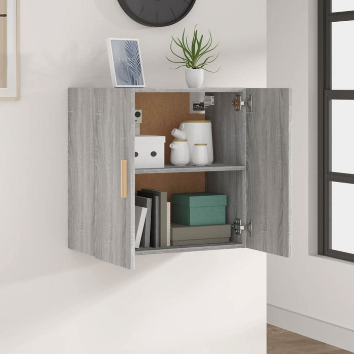 Dulap de perete, sonoma gri, 60x30x60 cm, lemn prelucrat - WALTI WALTI