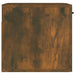 Comodă perete, stejar fumuriu, 80x35x36,5 cm, lemn prelucrat - WALTI WALTI