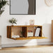 Dulap de perete, stejar fumuriu, 100x36,5x35 cm, lemn prelucrat - WALTI WALTI