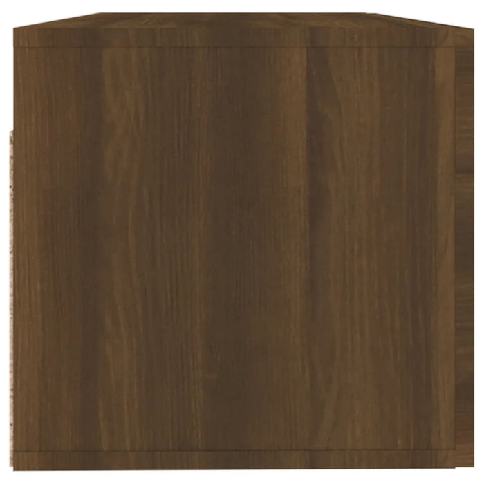 Dulap de perete, stejar maro, 100x36,5x35 cm, lemn prelucrat - WALTI WALTI
