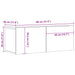 Comode TV, 2 buc., gri sonoma, 80x30x30 cm, lemn prelucrat - WALTI WALTI