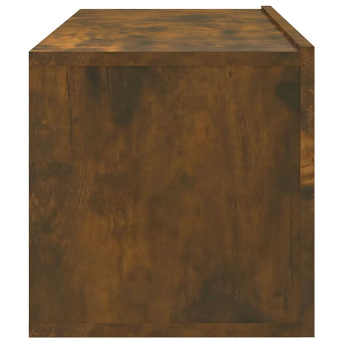 Comode TV, 2 buc., stejar fumuriu, 100x30x30 cm, lemn prelucrat - WALTI WALTI