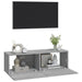Comode TV, 2 buc., gri sonoma, 100x30x30 cm, lemn prelucrat - WALTI WALTI