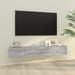 Comode TV, 2 buc., gri sonoma, 100x30x30 cm, lemn prelucrat - WALTI WALTI
