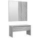 Set de mobilier pentru hol, gri sonoma, lemn prelucrat - WALTI WALTI