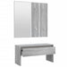 Set de mobilier pentru hol, gri sonoma, lemn prelucrat - WALTI WALTI