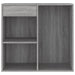 Dulap de cosmetice, gri sonoma, 80x40x75 cm, lemn prelucrat - WALTI WALTI