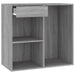 Dulap de cosmetice, gri sonoma, 80x40x75 cm, lemn prelucrat - WALTI WALTI