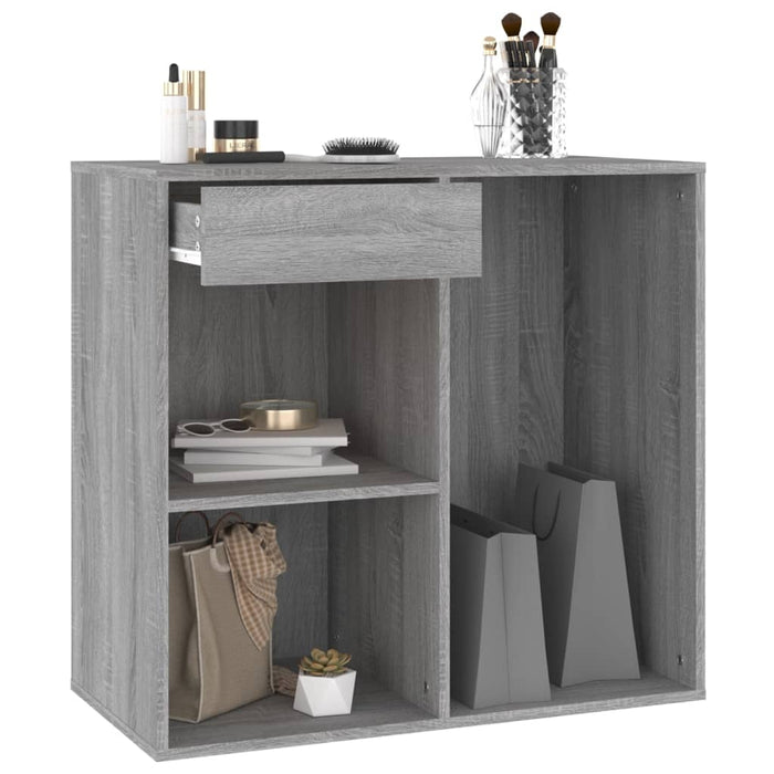 Dulap de cosmetice, gri sonoma, 80x40x75 cm, lemn prelucrat - WALTI WALTI