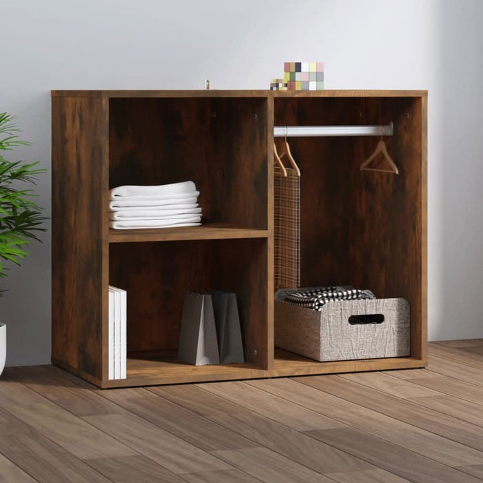 Dulap de dressing, stejar fumuriu, 80x40x65 cm, lemn compozit - WALTI WALTI