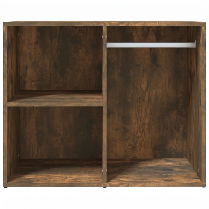 Dulap de dressing, stejar fumuriu, 80x40x65 cm, lemn compozit - WALTI WALTI