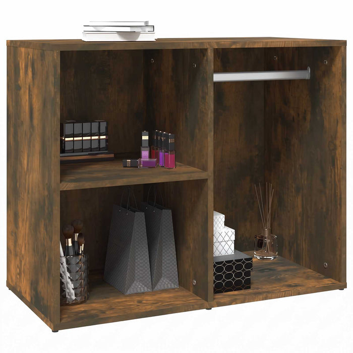 Dulap de dressing, stejar fumuriu, 80x40x65 cm, lemn compozit - WALTI WALTI