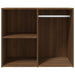 Dulap de dressing, stejar maro, 80x40x65 cm, lemn compozit - WALTI WALTI