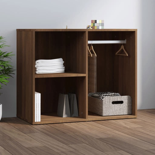 Dulap de dressing, stejar maro, 80x40x65 cm, lemn compozit - WALTI WALTI