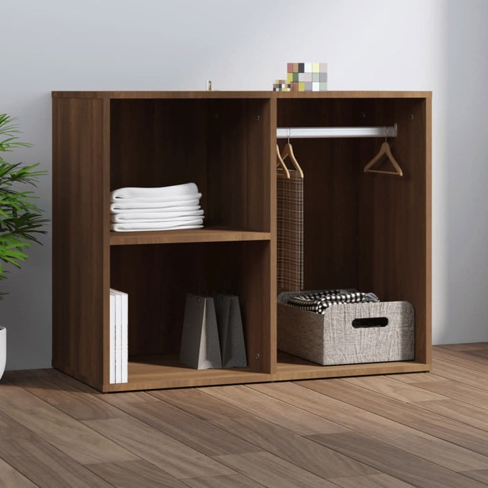 Dulap de dressing, stejar maro, 80x40x65 cm, lemn compozit - WALTI WALTI