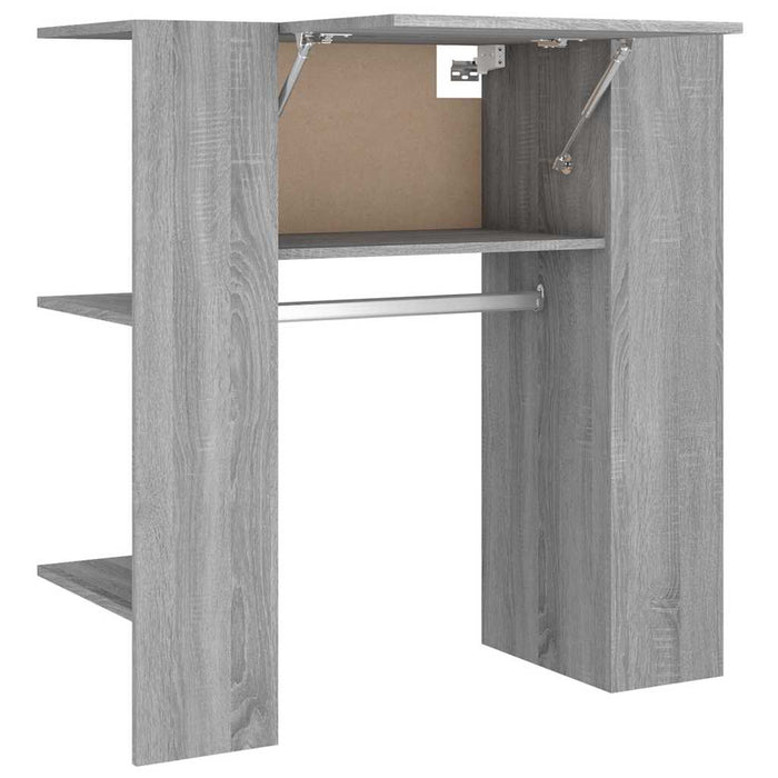 Dulap de hol, gri sonoma, 97,5x37x99 cm, lemn prelucrat WALTI