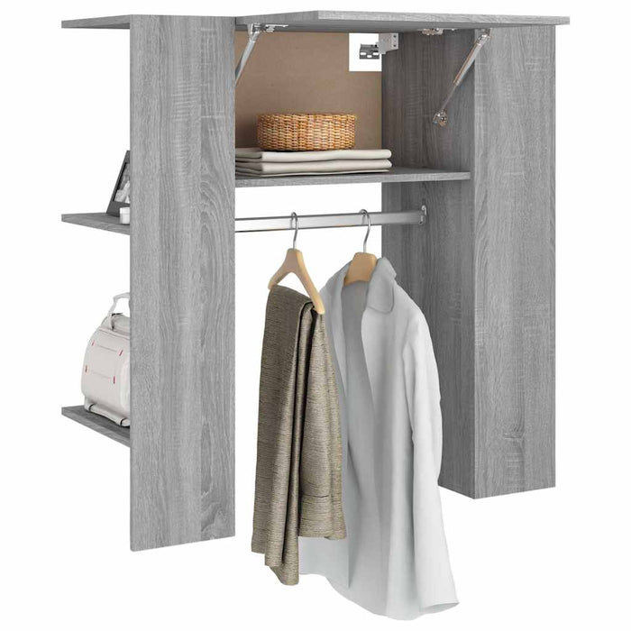 Dulap de hol, gri sonoma, 97,5x37x99 cm, lemn prelucrat WALTI