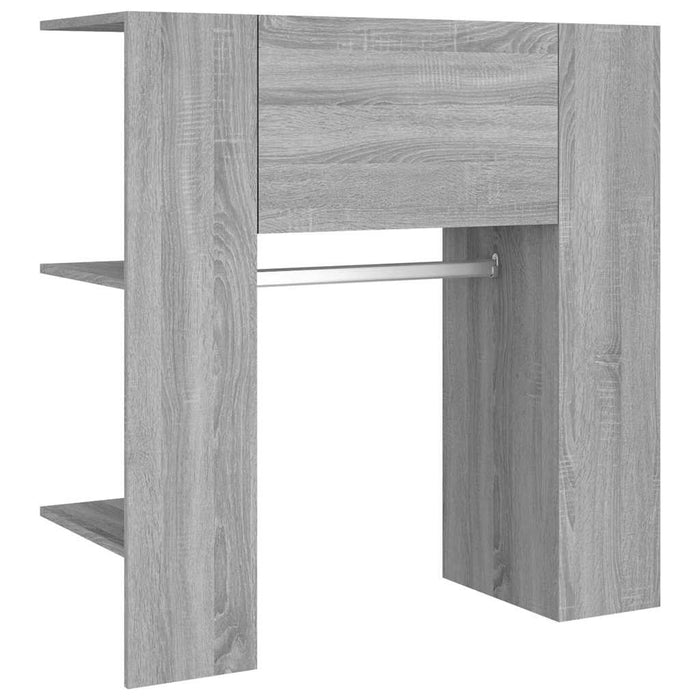 Dulap de hol, gri sonoma, 97,5x37x99 cm, lemn prelucrat WALTI