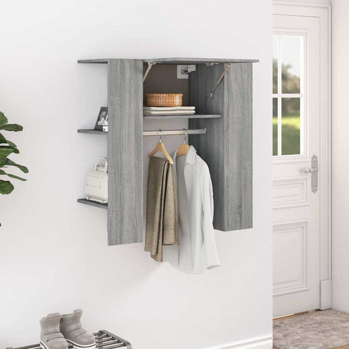 Dulap de hol, gri sonoma, 97,5x37x99 cm, lemn prelucrat WALTI