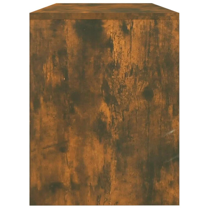 Taburet de toaletă, stejar fumuriu, 70x35x45 cm, lemn prelucrat - WALTI WALTI