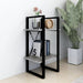 Bibliotecă 2 niveluri gri sonoma 40x30x70 cm lemn compozit - WALTI WALTI