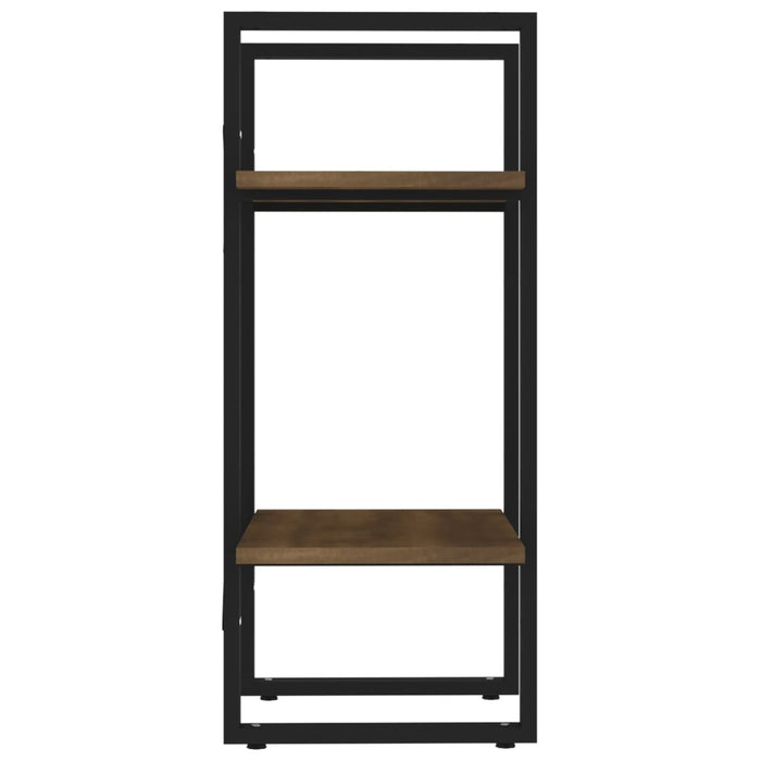 Bibliotecă cu 2 niveluri stejar maro 40x30x70 cm lemn compozit - WALTI WALTI