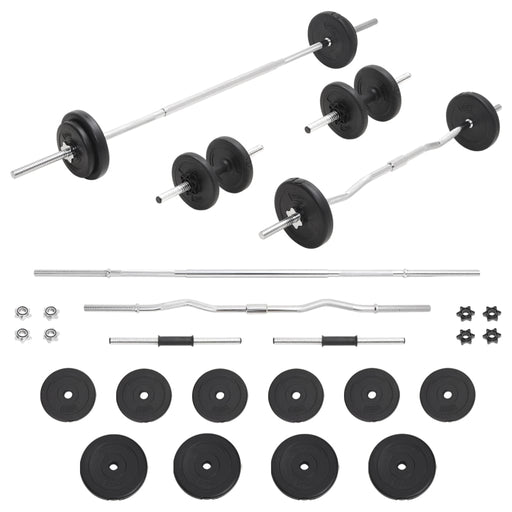 Set de haltere și gantere, 30 kg - WALTI WALTI