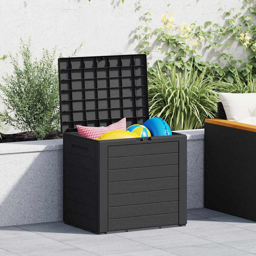 Ladă depozitare de grădină antracit 58,5x46x55 cm polipropilenă - WALTI WALTI