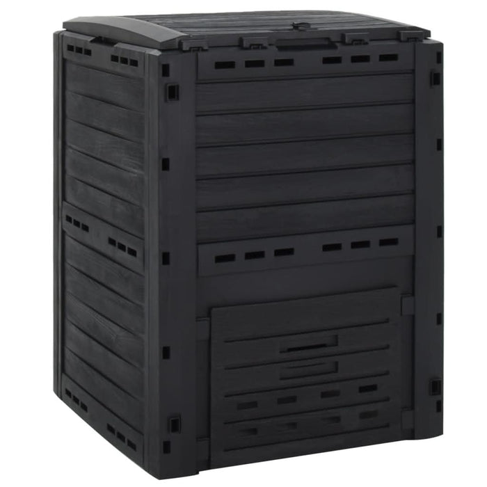 Compostor de grădină, negru, 280 L, polipropilenă - WALTI WALTI