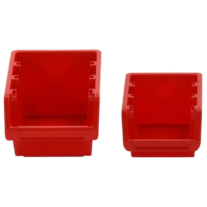Set rafturi atelier 30 buc. roșu / negru 77x39 cm polipropilenă - WALTI WALTI