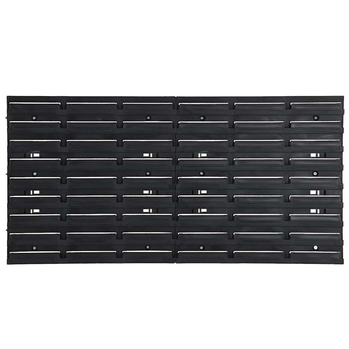 Set rafturi atelier 35 buc. roșu / negru 77x39 cm polipropilenă WALTI