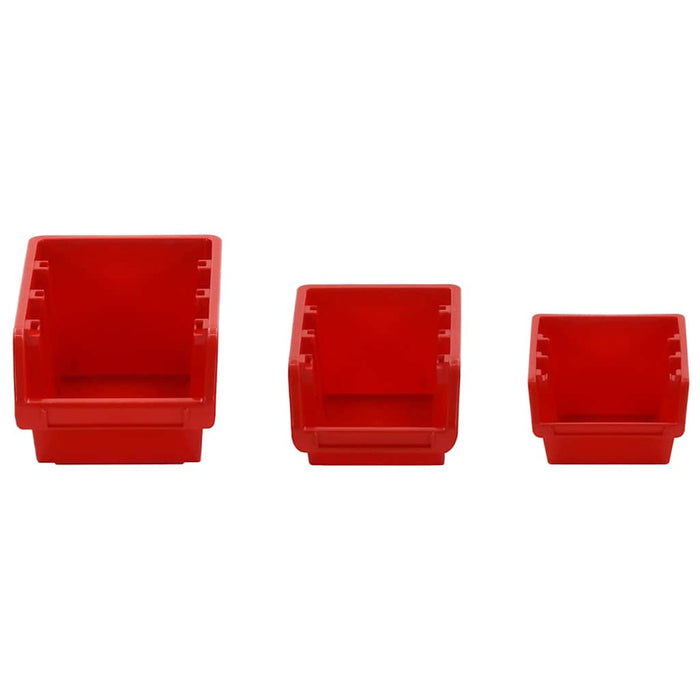 Set rafturi atelier 35 buc. roșu / negru 77x39 cm polipropilenă WALTI